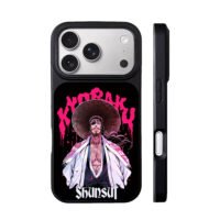 Bleach Kyoraku Shunsui art iPhone 17 Pro Max Black Case