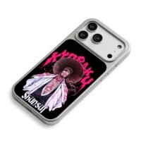 Bleach Kyoraku Shunsui art iPhone 17 Pro Max Electroplated Silver Case2