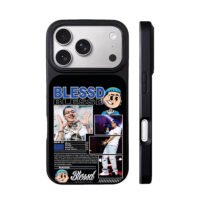 Blessd rapper cartoon photos iPhone 17 Pro Max Black Case
