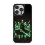 Blind flame swordsman knights iPhone 16 Pro Max Black Case