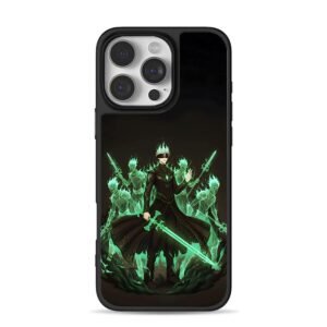 Blind flame swordsman knights iPhone 16 Pro Max Black Case