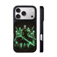 Blind flame swordsman knights iPhone 17 Pro Max Black Case