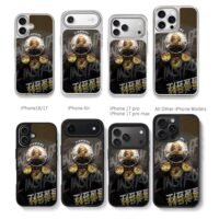 Blonde hero skill icons tigere Chris Brown Phone Case Black Electroplated Silver For Iphone 11 To 17