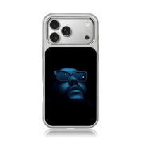 Blue bearded man in sunglasses iPhone 17 Pro Max Electroplated Silver Case1