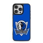 Blue Dallas Mavericks NBA logo iPhone 16 Pro Max Black Case