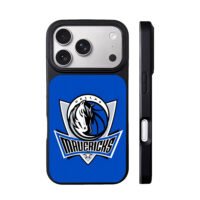 Blue Dallas Mavericks NBA logo iPhone 17 Pro Max Black Case