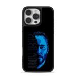 Blue John Wick Baba Yaga art iPhone 16 Pro Max Black Case