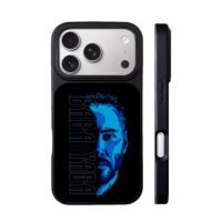Blue John Wick Baba Yaga art iPhone 17 Pro Max Black Case