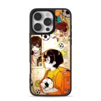 Blue Lock Bachira soccer art iPhone 16 Pro Max Black Case