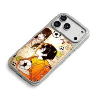 Blue Lock Bachira soccer art iPhone 17 Pro Max Electroplated Silver Case2