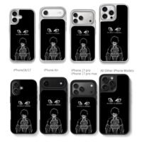 Blue Lock Isagi soccer art Chris Brown Phone Case Black Electroplated Silver For Iphone 11 To 17