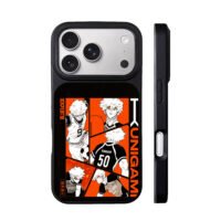 Blue Lock Kunigami soccer art iPhone 17 Pro Max Black Case