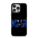 Blue MMA with black panther iPhone 16 Pro Max Black Case