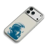 Blue portrait Kendrick Lamar iPhone 17 Pro Max Electroplated Silver Case2