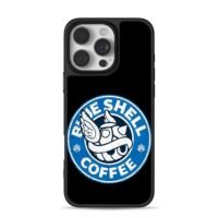 Blue Shell Coffee Mario wing shell iPhone 16 Pro Max Black Case