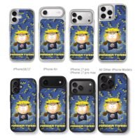 Blue South Park Wonder Tweek cartoon Chris Brown Phone Case Black Electroplated Silver For Iphone 11 To 17