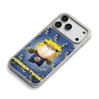Blue South Park Wonder Tweek cartoon iPhone 17 Pro Max Electroplated Silver Case2
