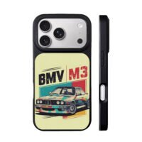 BMV M3 vintage sports car art iPhone 17 Pro Max Black Case