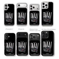 BMW M1000 RR superbike graphic Chris Brown Phone Case Black Electroplated Silver For Iphone 11 To 17