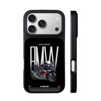 BMW M1000 RR superbike graphic iPhone 17 Pro Max Black Case