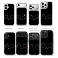 BMW M2 speedometer tachometer Chris Brown Phone Case Black Electroplated Silver For Iphone 11 To 17