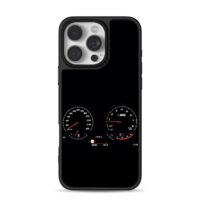 BMW M2 speedometer tachometer iPhone 16 Pro Max Black Case