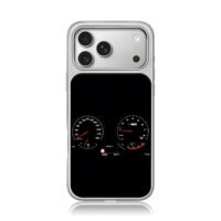 BMW M2 speedometer tachometer iPhone 17 Pro Max Electroplated Silver Case1