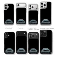 BMW M3 with Speedhunters logo Chris Brown Phone Case Black Electroplated Silver For Iphone 11 To 17