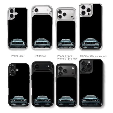 BMW M3 with Speedhunters logo Chris Brown Phone Case Black Electroplated Silver For Iphone 11 To 17