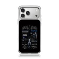 BMW S1000RR bike blueprint art iPhone 17 Pro Max Electroplated Silver Case1