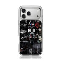 BMWM Porsche Rolex motor money iPhone 17 Pro Max Electroplated Silver Case1