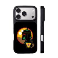 Boba Fett Star Wars twin suns iPhone 17 Pro Max Black Case