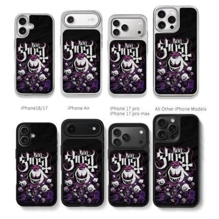 Boo Ghosts Mario Luigi Spooky Chris Brown Phone Case Black Electroplated Silver For Iphone 11 To 17