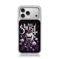 Boo Ghosts Mario Luigi Spooky iPhone 17 Pro Max Electroplated Silver Case1