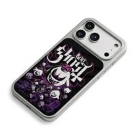 Boo Ghosts Mario Luigi Spooky iPhone 17 Pro Max Electroplated Silver Case2