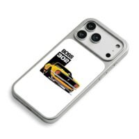 Boss 302 yellow Mustang car iPhone 17 Pro Max Electroplated Silver Case2