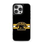 Boston Bruins black bear logo iPhone 16 Pro Max Black Case