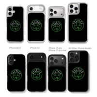 Boston Celtics shamrock logo Chris Brown Phone Case Black Electroplated Silver For Iphone 11 To 17