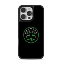 Boston Celtics shamrock logo iPhone 16 Pro Max Black Case