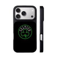 Boston Celtics shamrock logo iPhone 17 Pro Max Black Case