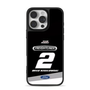 Brad Keselowski 2 Penske Ford iPhone 16 Pro Max Black Case
