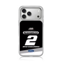 Brad Keselowski 2 Penske Ford iPhone 17 Pro Max Electroplated Silver Case1