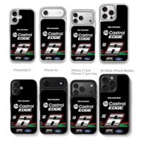Brad Keselowski 6 Castrol Ford Chris Brown Phone Case Black Electroplated Silver For Iphone 11 To 17