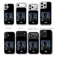 Brad Pitt Sonny F1 graphic Chris Brown Phone Case Black Electroplated Silver For Iphone 11 To 17