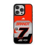 Brandt 7 Race Livery JA Chevy iPhone 16 Pro Max Black Case