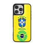 Brasil CBF football team crest iPhone 16 Pro Max Black Case