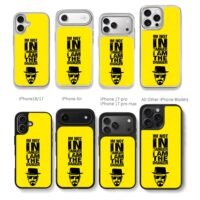 Breaking Bad Im Danger Walter Chris Brown Phone Case Black Electroplated Silver For Iphone 11 To 17
