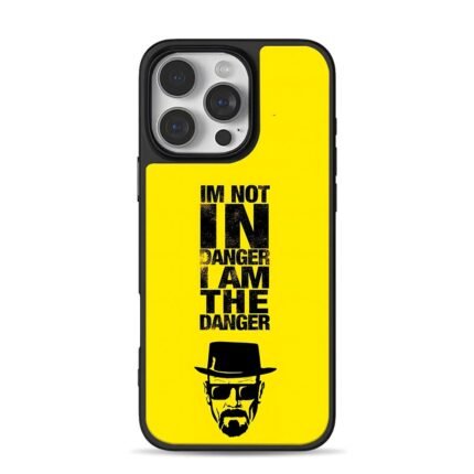 Breaking Bad Im Danger Walter iPhone 16 Pro Max Black Case