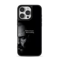 Breaking Bad Walt Money Quote iPhone 16 Pro Max Black Case