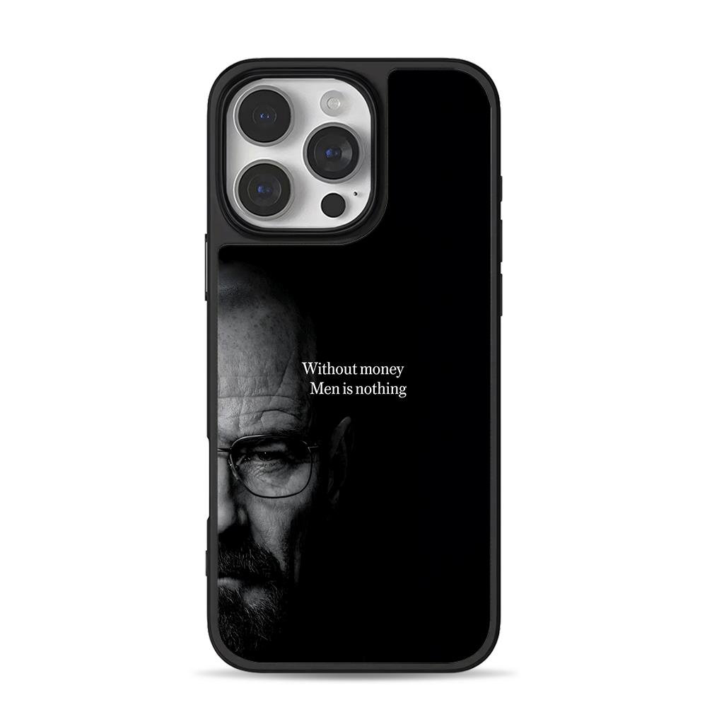 Breaking Bad Walt Money Quote iPhone 16 Pro Max Black Case Breaking Bad Walt Money Quote iPhone 16 Pro Max Black Case
